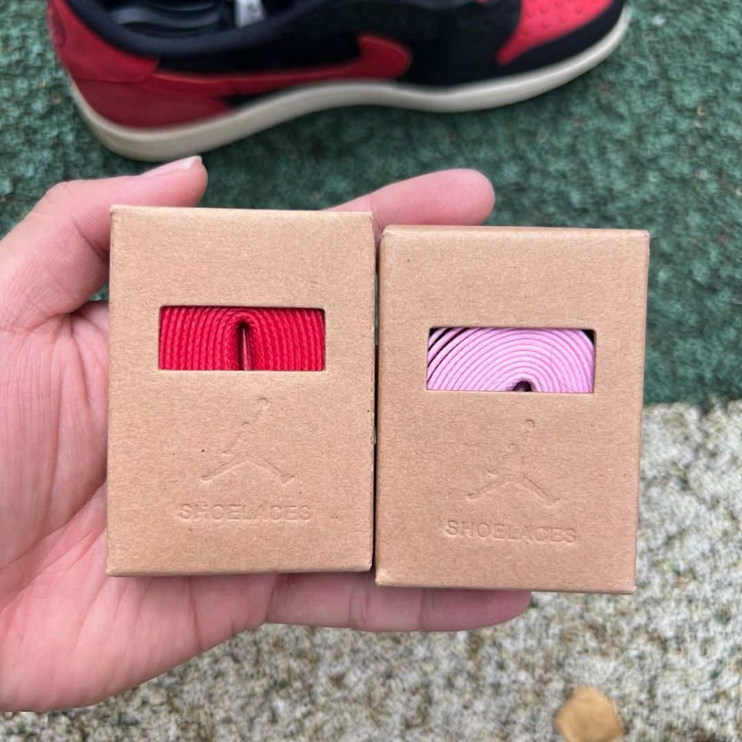 Travis Scott Air Jordan 1 Low OG Sample Black Red