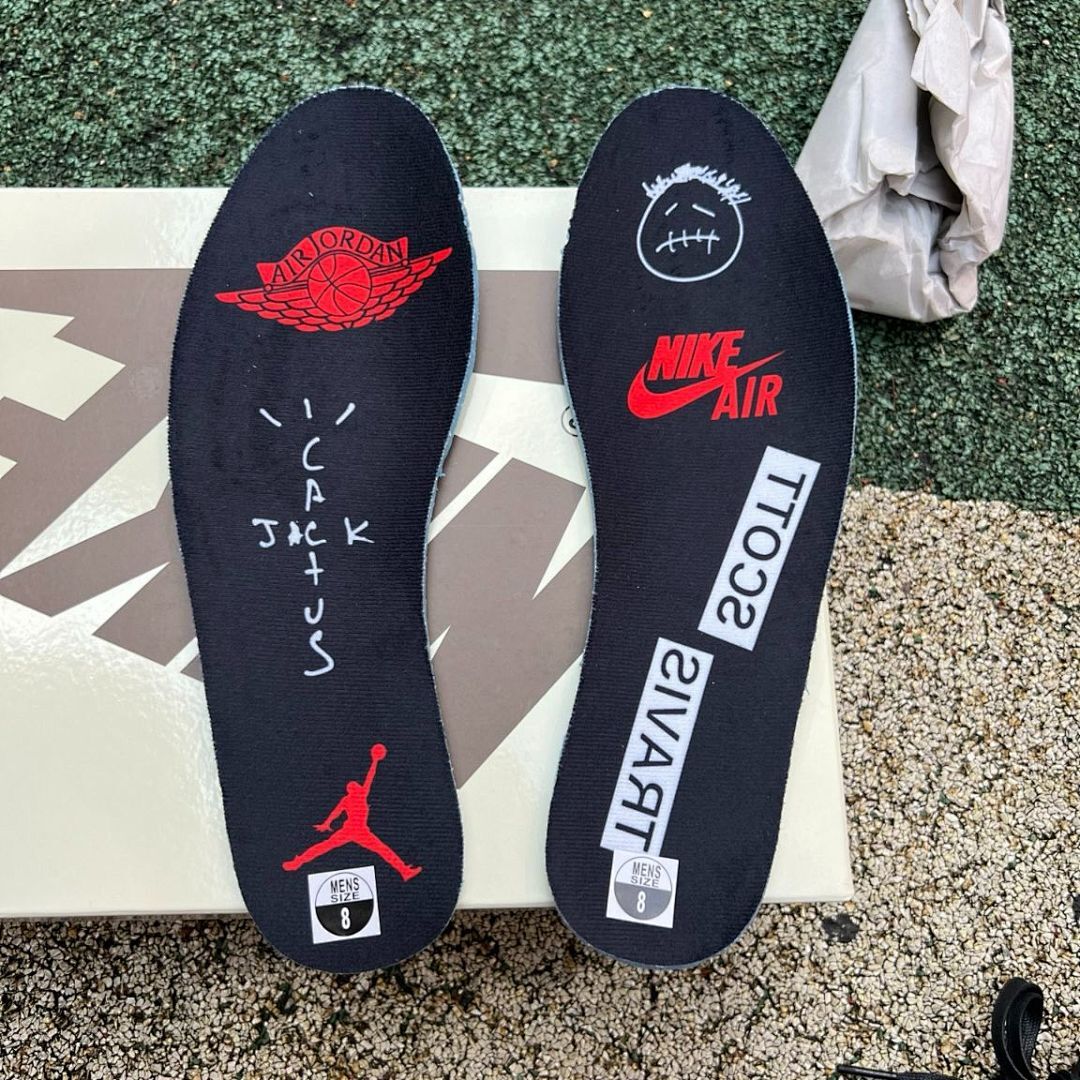 Travis Scott Air Jordan 1 Low OG Sample Black Red