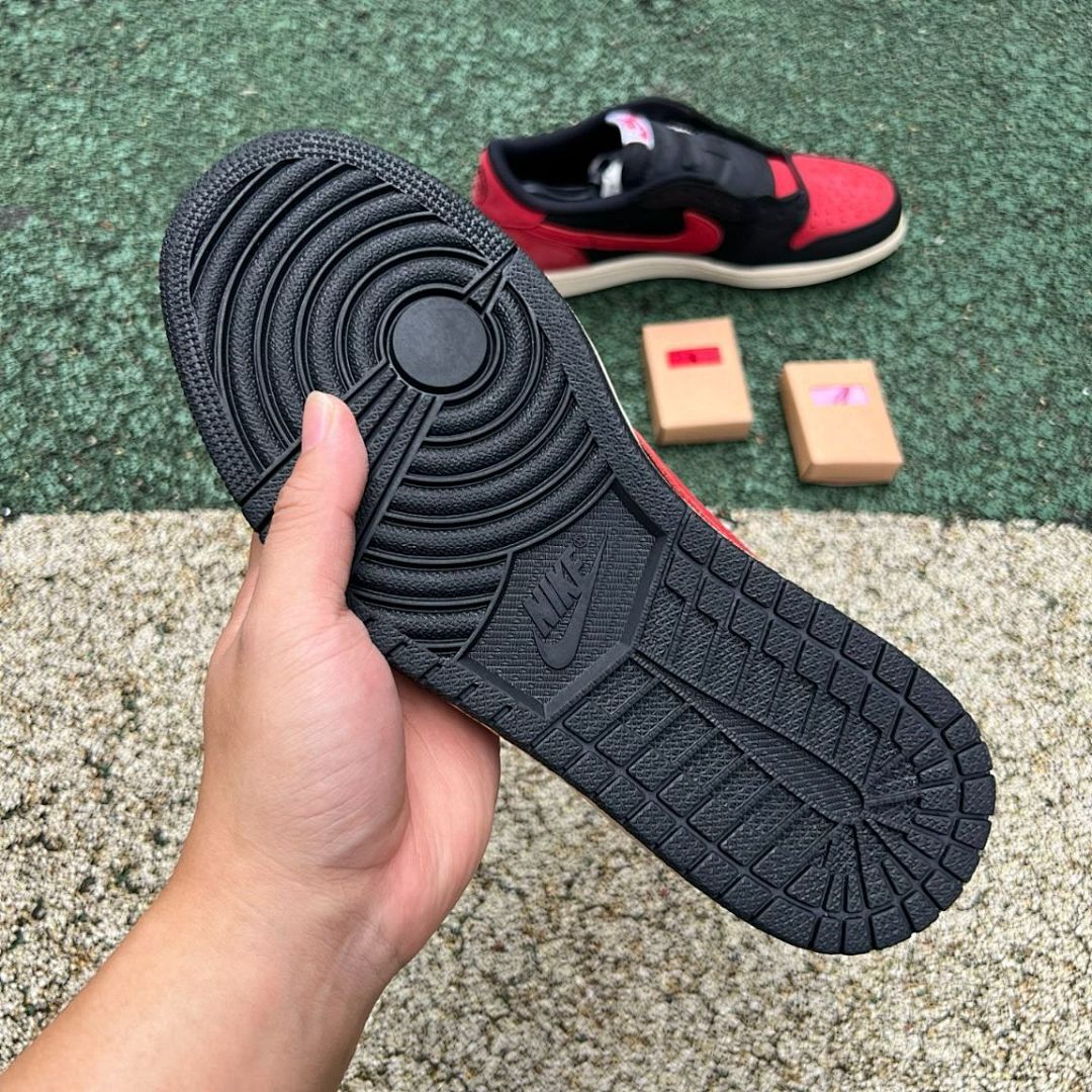 Travis Scott Air Jordan 1 Low OG Sample Black Red