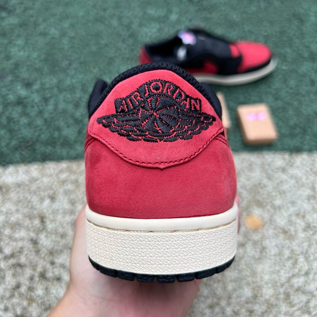 Travis Scott Air Jordan 1 Low OG Sample Black Red