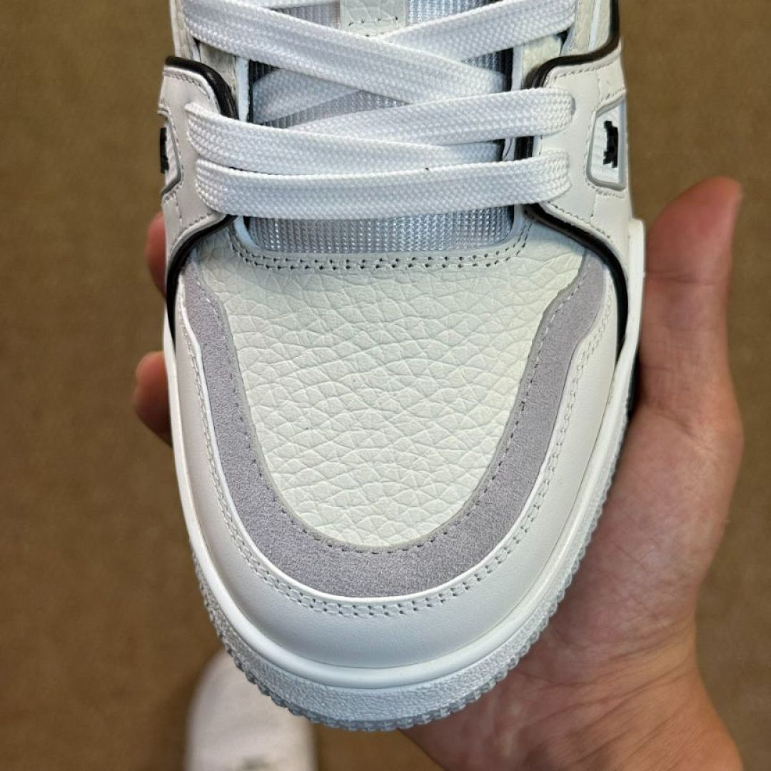 Louis Vuitton LV Trainer Sneaker White and Black