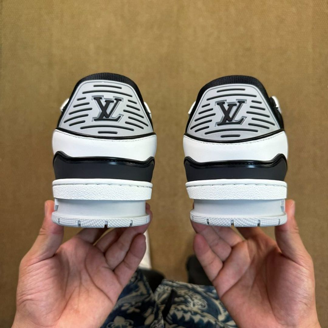 Louis Vuitton LV Trainer Sneaker White and Black