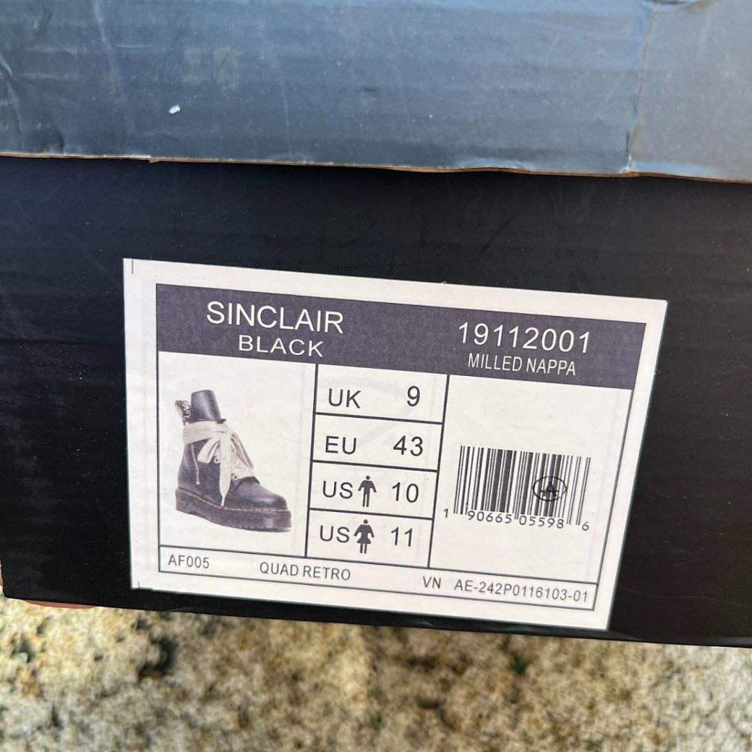 Dr. Martens x Rick Owens 1460 Bex DS RO Boots 27845001