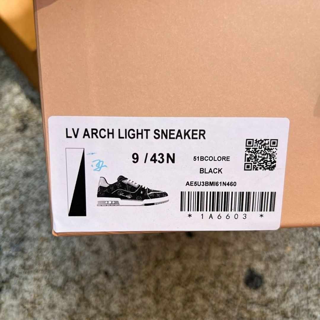 Louis Vuitton LV Trainer Sneaker Monogram Denim 1A8K90