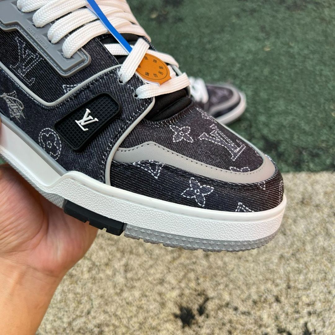Louis Vuitton LV Trainer Sneaker Monogram Denim 1A8K90