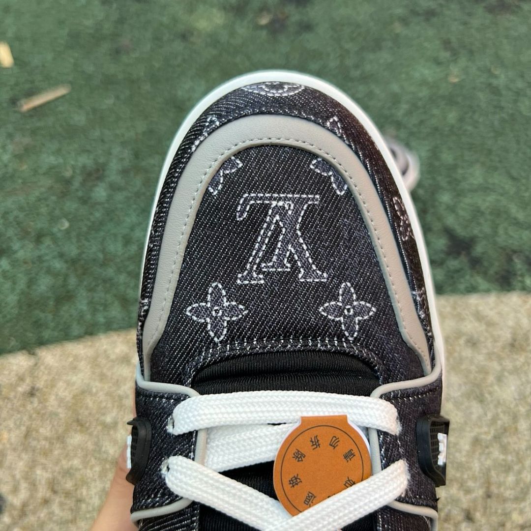 Louis Vuitton LV Trainer Sneaker Monogram Denim 1A8K90