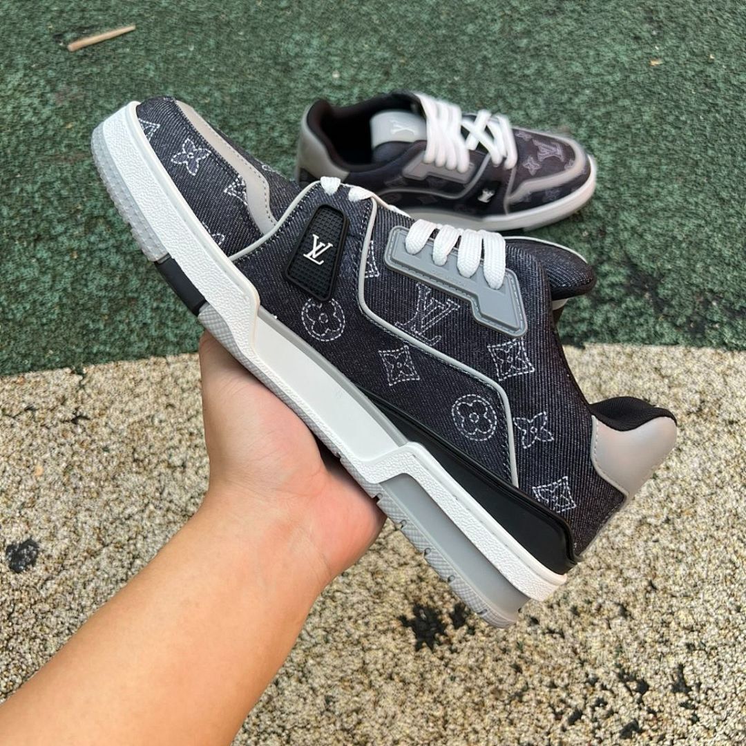 Louis Vuitton LV Trainer Sneaker Monogram Denim 1A8K90
