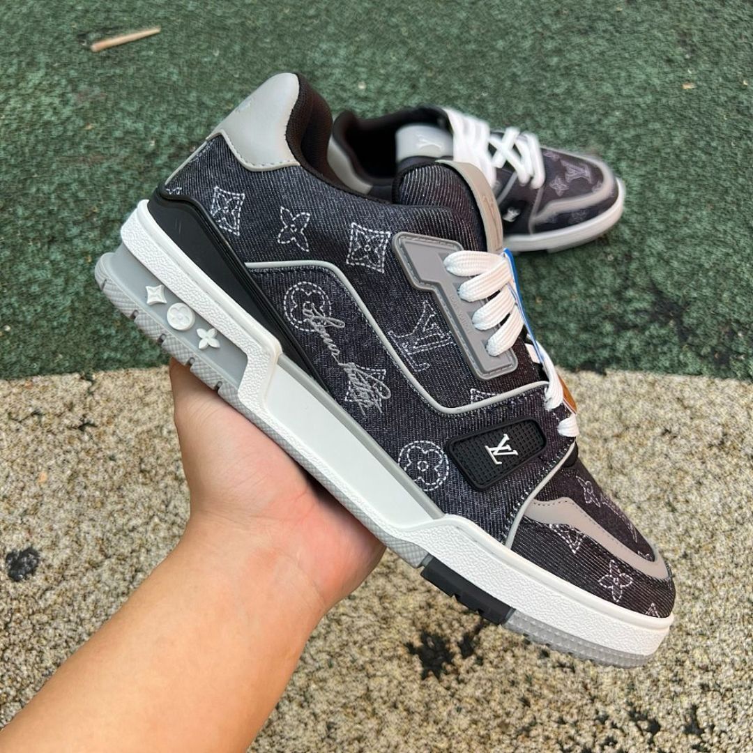 Louis Vuitton LV Trainer Sneaker Monogram Denim 1A8K90