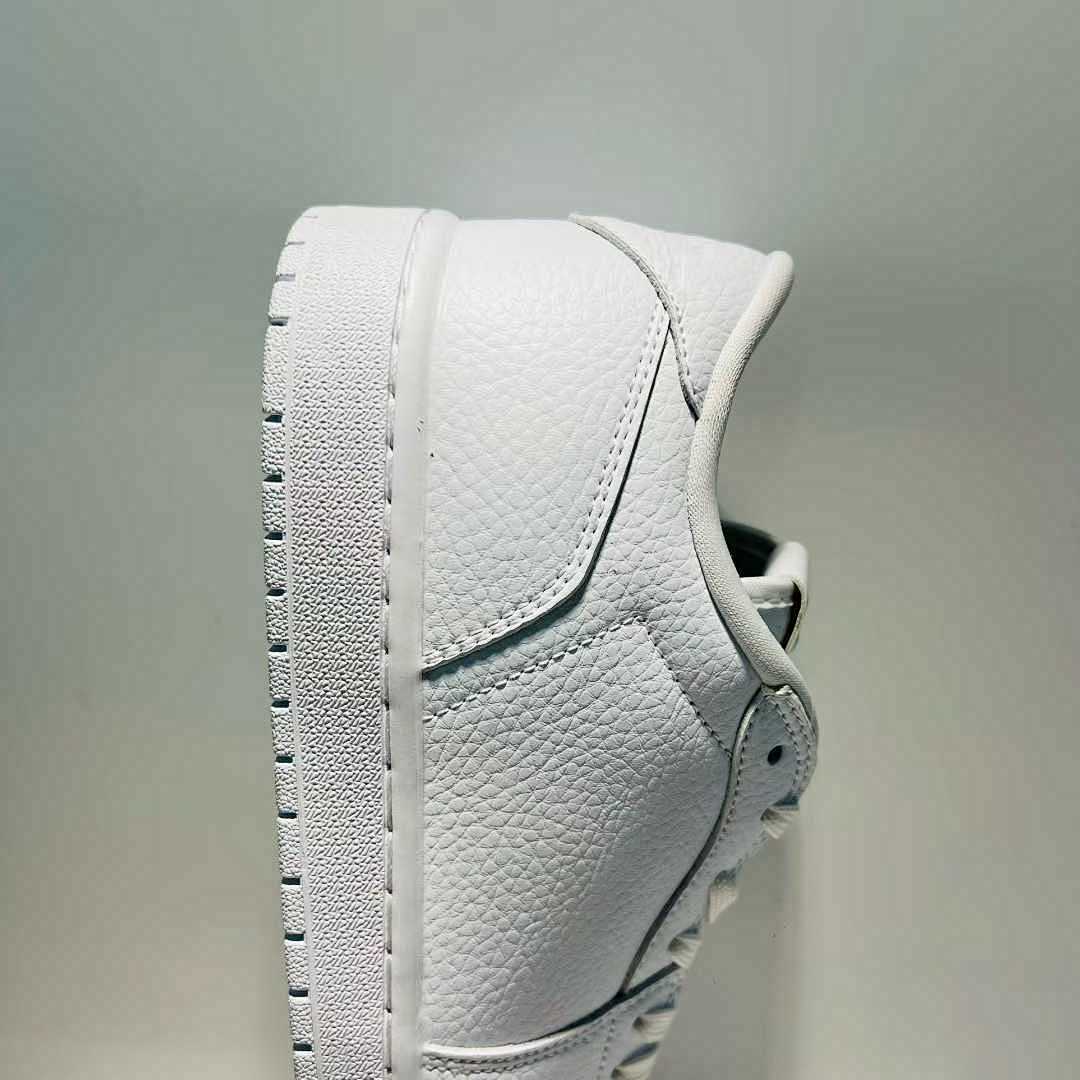 Air Jordan 1 Low Triple White Sneakers 553558-130 DC0774-100 All White Leather Casual Shoes