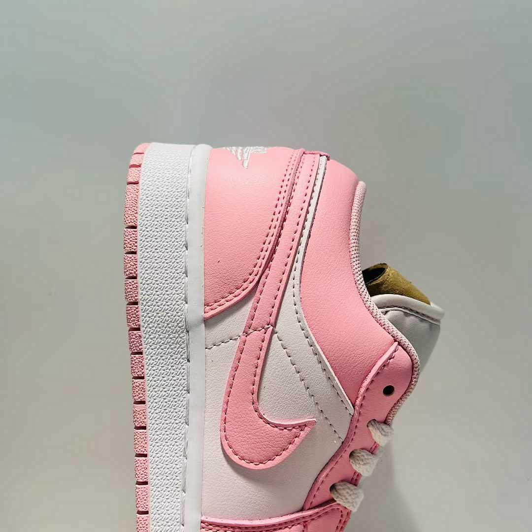 Nike Air Jordan 1 Low Pink Foam White 553558-604 Sneakers Casual Trainers Shoes