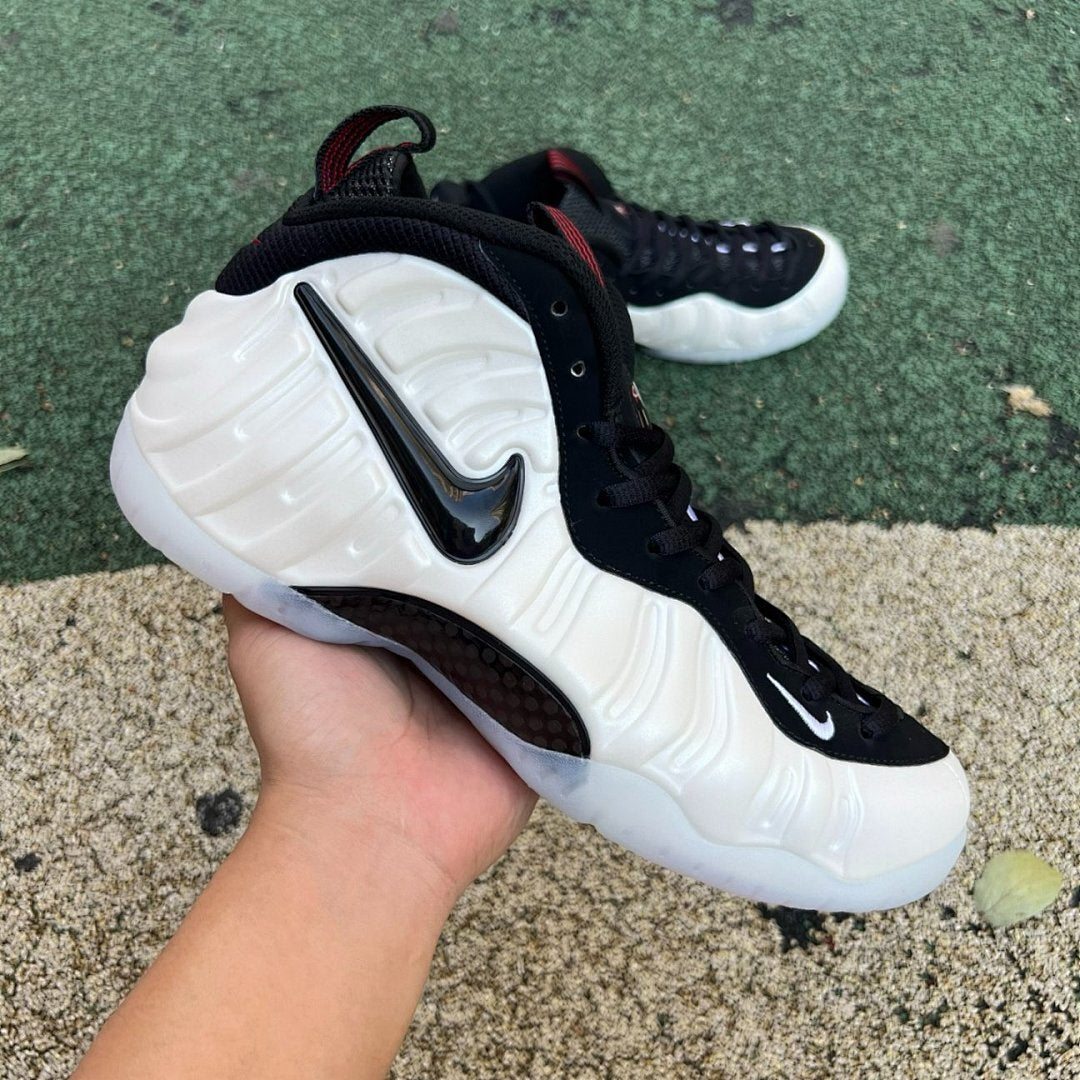 Nike Air Foamposite Pro White Black University Red 624041-103
