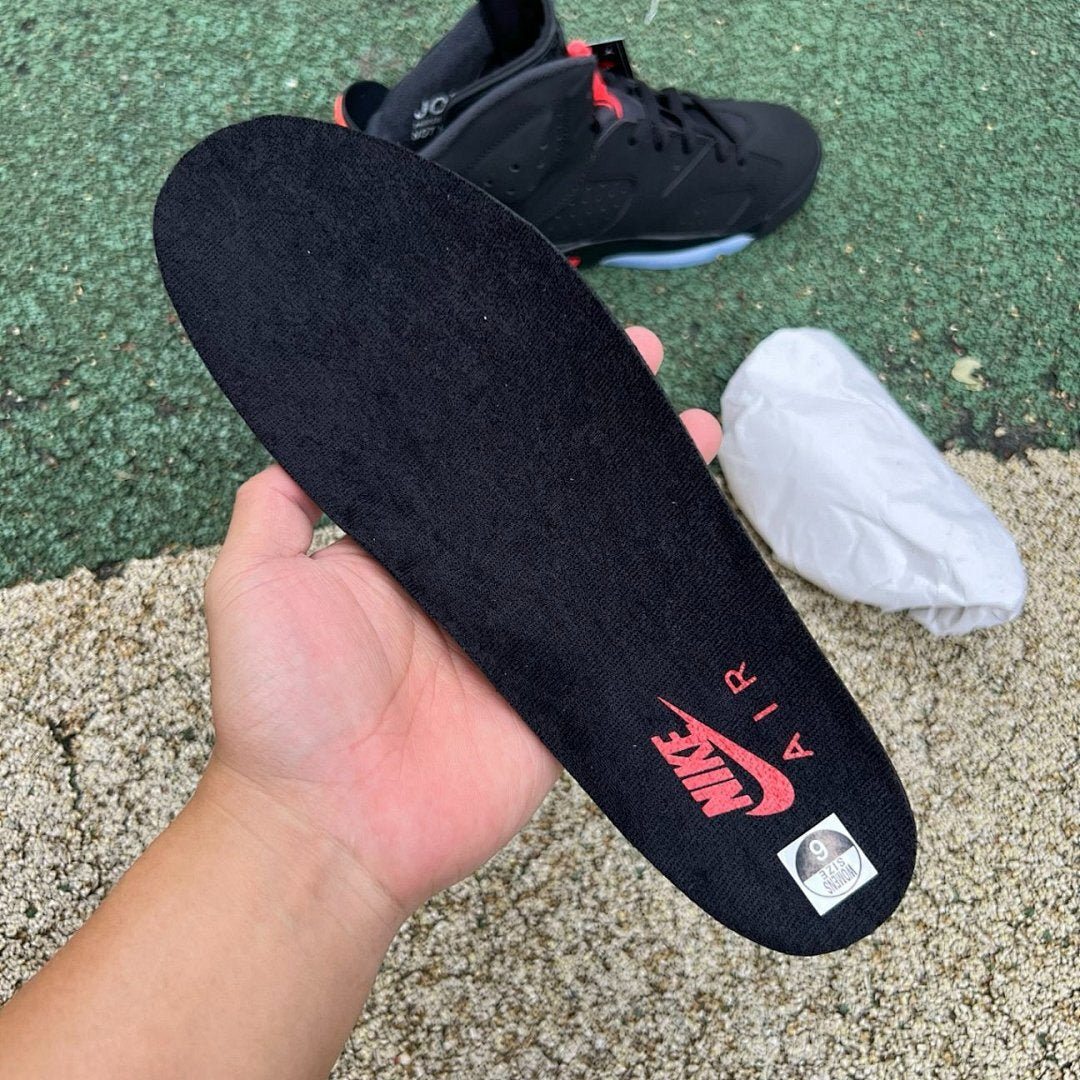 Air Jordan 6 Retro Infrared Black 384664-060