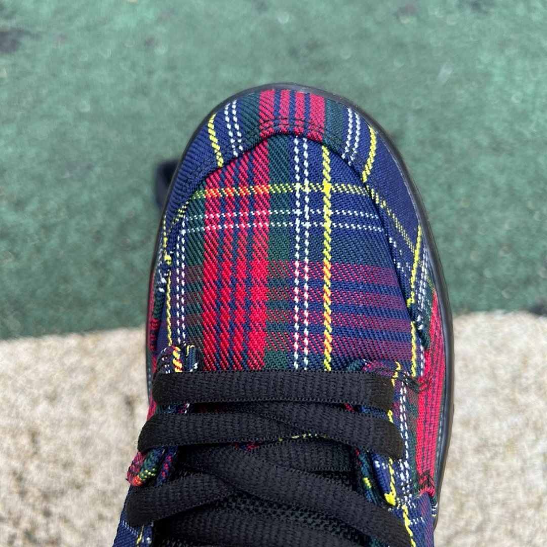 Nike SB Dunk Low Pro Multi-Color Plaid Black Sole