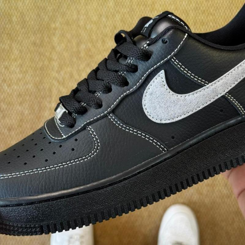 Nike Air Force 1 '07 LV8 "Contrast Stitch" Black/Grey Fog/White CT2302-002