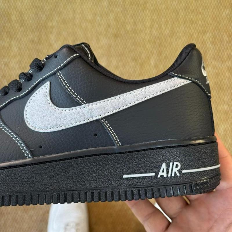 Nike Air Force 1 '07 LV8 "Contrast Stitch" Black/Grey Fog/White CT2302-002