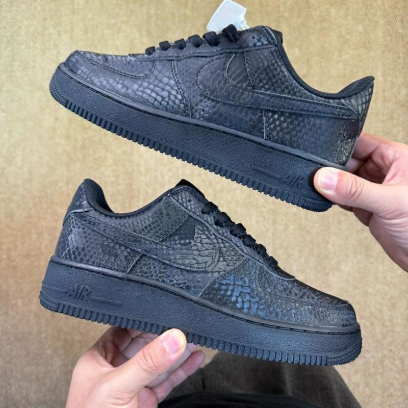 Nike Air Force 1 Low '07 Black Python CW2646-001