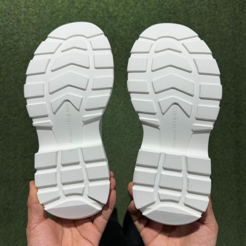Alexander McQueen Tread Slick Lace-up Sneaker White 611705W4L329000