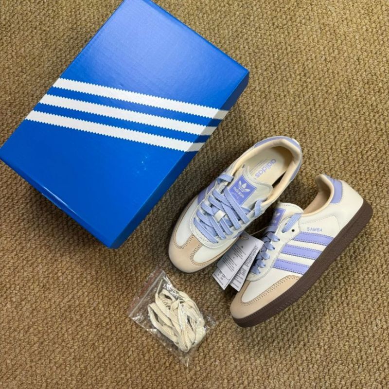 Adidas Samba HQ6646 Cloud White Lilac Gum