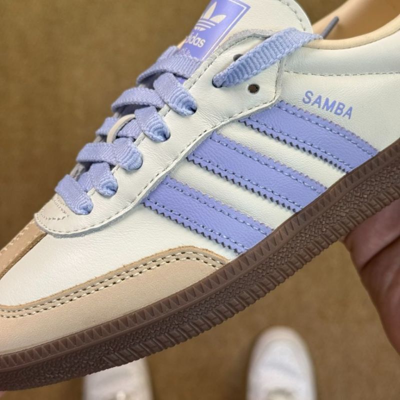 Adidas Samba HQ6646 Cloud White Lilac Gum