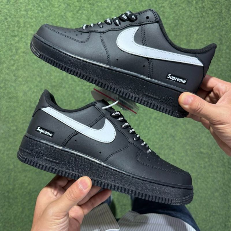 Supreme x Nike Air Force 1 Low 'Black' (CU9225-001)