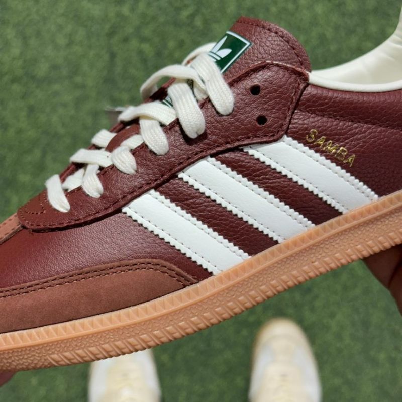 Adidas Samba OG Dark Red Cloud White Gum ID1458