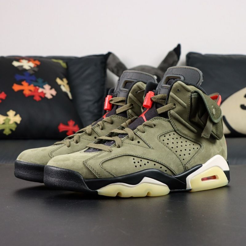 Air Jordan 6 Retro Travis Scott Medium Olive CN1084-200