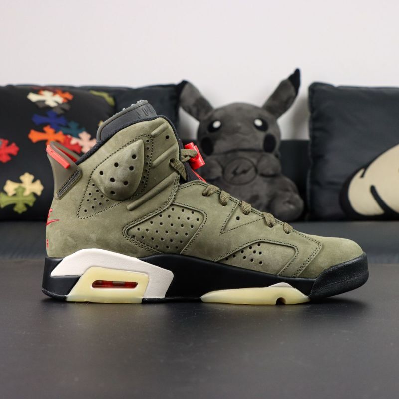 Air Jordan 6 Retro Travis Scott Medium Olive CN1084-200
