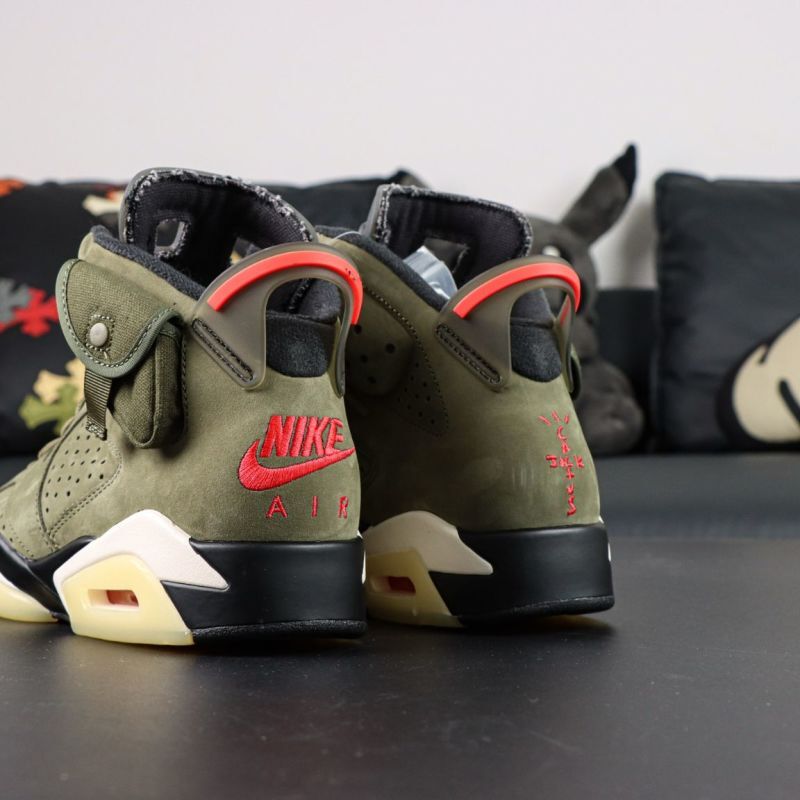 Air Jordan 6 Retro Travis Scott Medium Olive CN1084-200