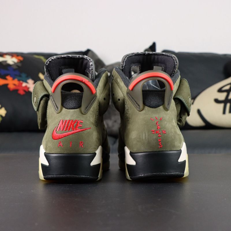 Air Jordan 6 Retro Travis Scott Medium Olive CN1084-200