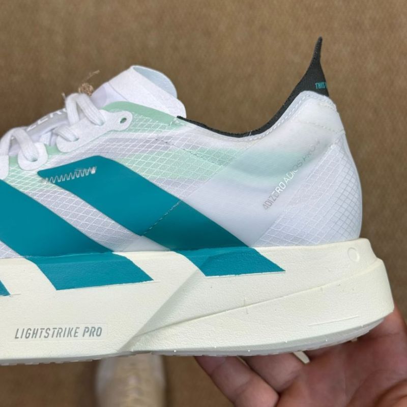 Adidas Adizero Adios Pro 3 Running Shoes Cloud White / Core Black / Aqua GX6669