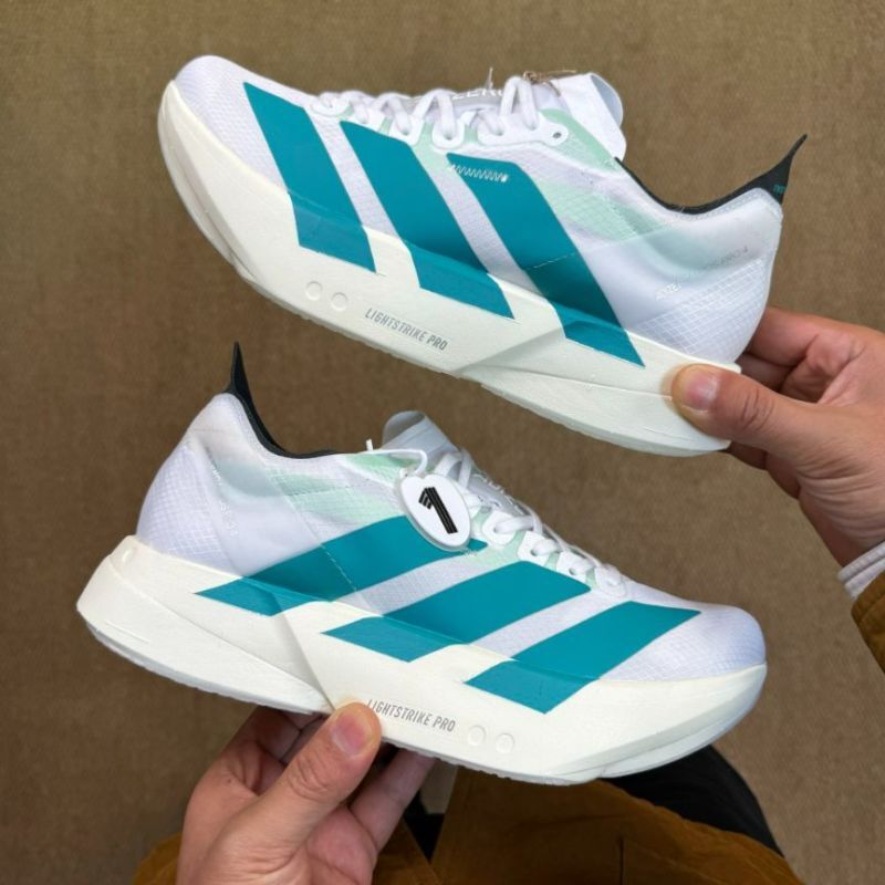 Adidas Adizero Adios Pro 3 Running Shoes Cloud White / Core Black / Aqua GX6669