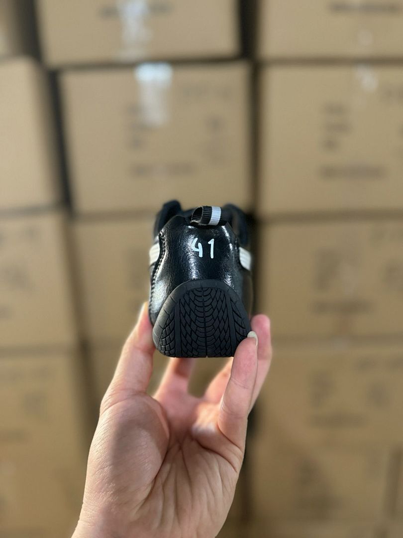 Puma Balenciaga Motorsport Driving Shoes Black White