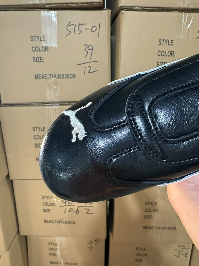 Puma Balenciaga Motorsport Driving Shoes Black White