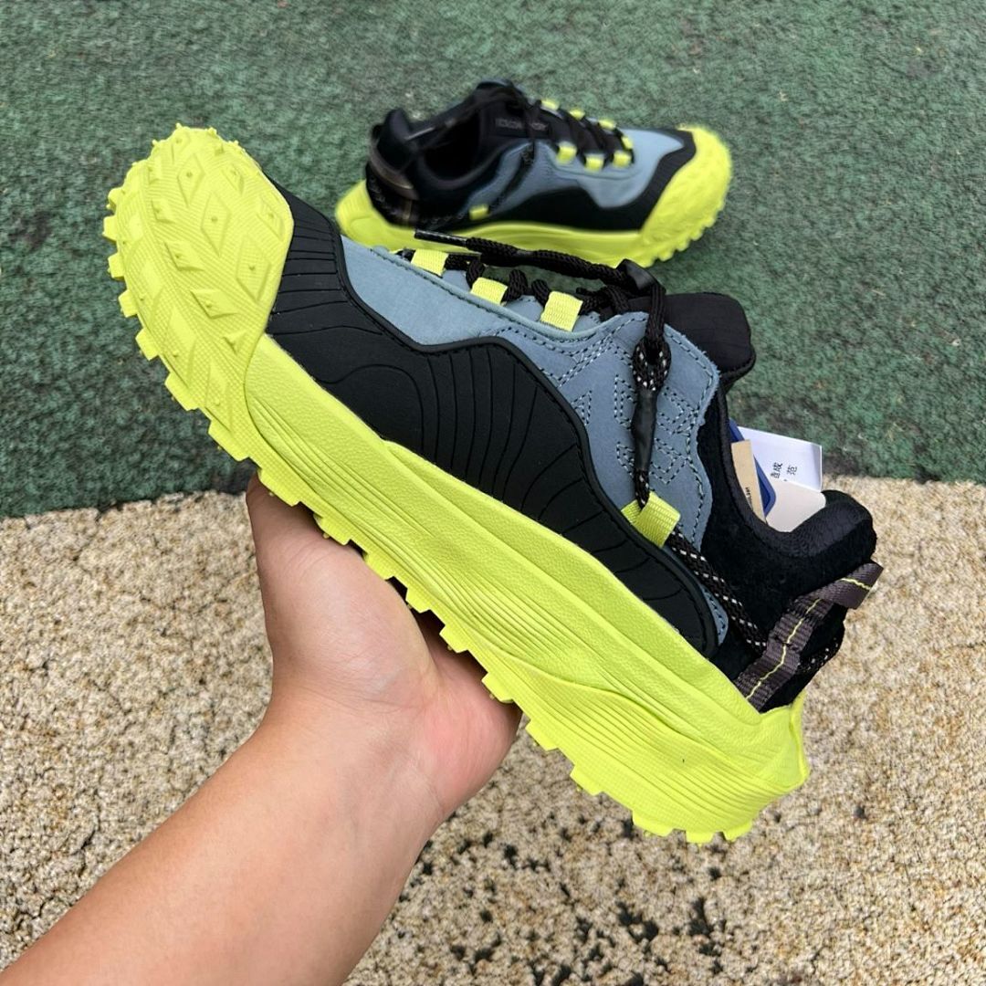 Kolon Sport Move Trail Running Shoes Vibram Sole Neon Yellow