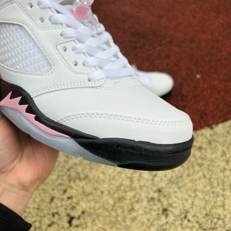 Air Jordan 5 Retro GS Pink Foam White Black (440888-100)