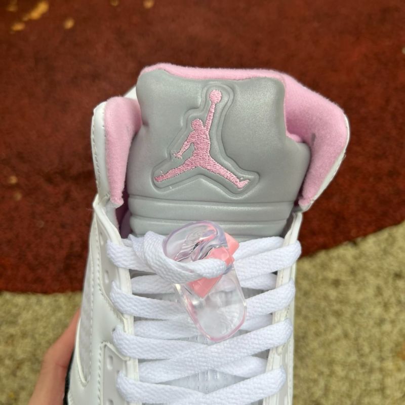 Air Jordan 5 Retro GS Pink Foam White Black (440888-100)
