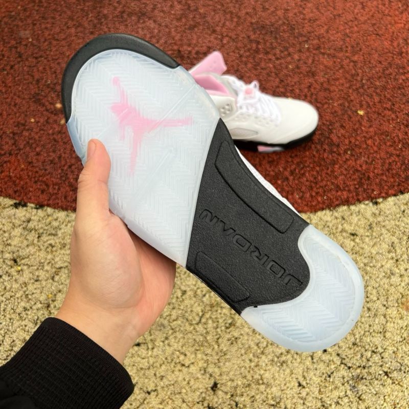 Air Jordan 5 Retro GS Pink Foam White Black (440888-100)