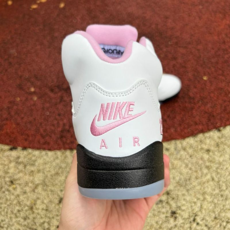 Air Jordan 5 Retro GS Pink Foam White Black (440888-100)