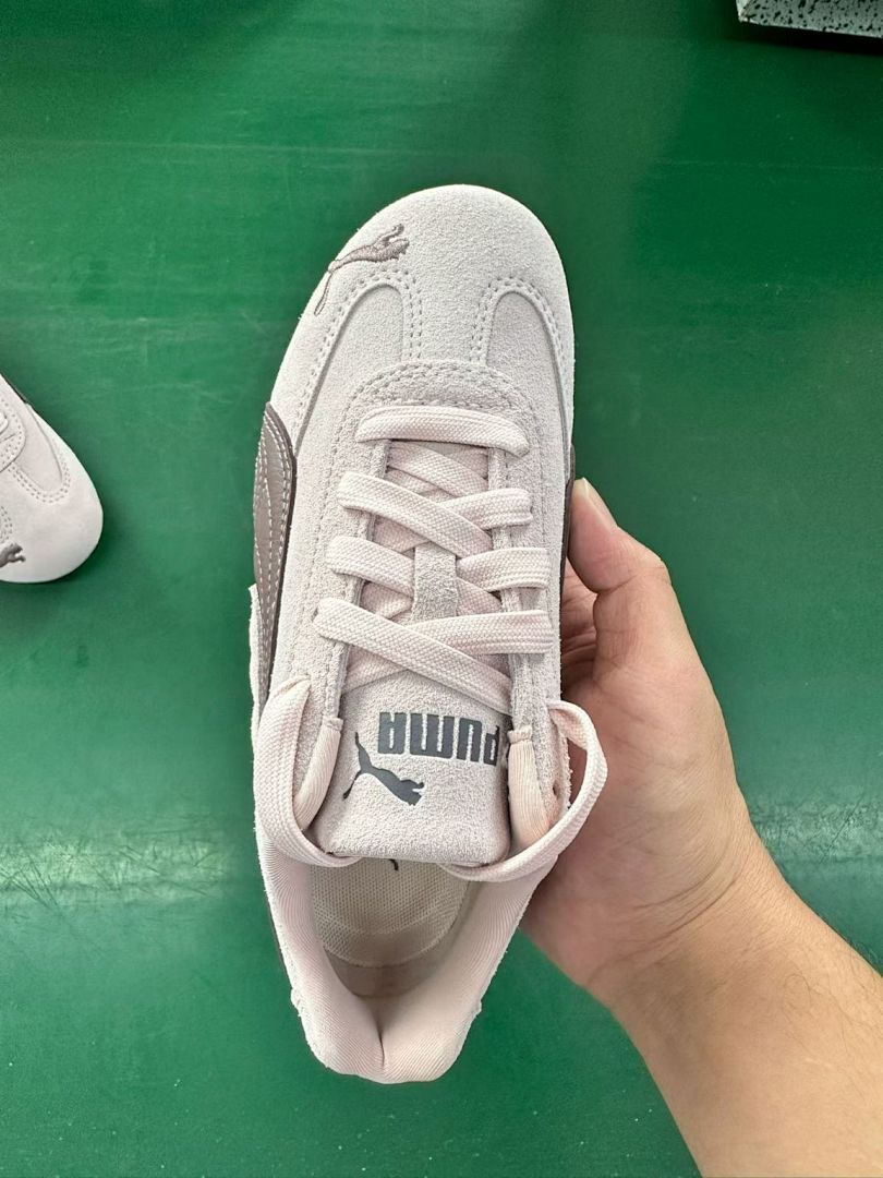 Puma Speedcat LS Suede Shoes Light Grey / Taupe