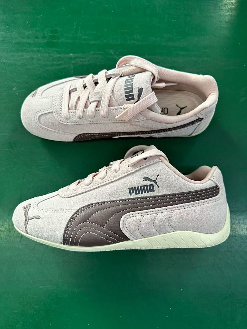Puma Speedcat LS Suede Shoes Light Grey / Taupe