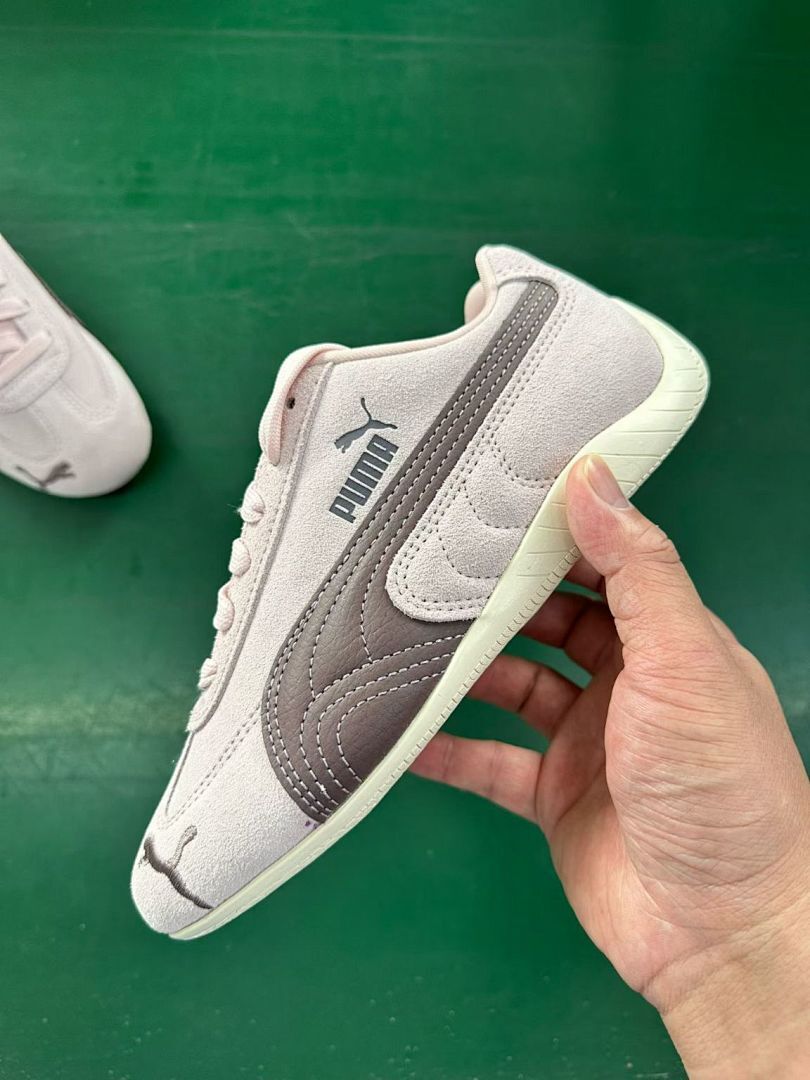Puma Speedcat LS Suede Shoes Light Grey / Taupe