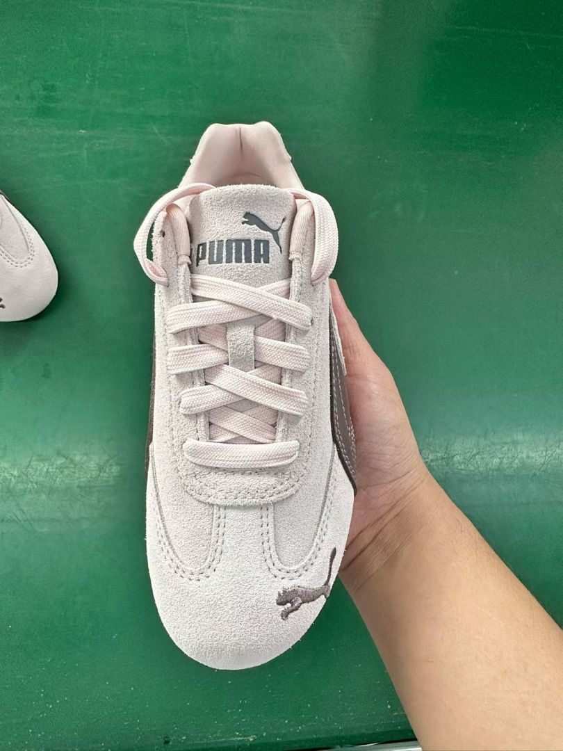 Puma Speedcat LS Suede Shoes Light Grey / Taupe