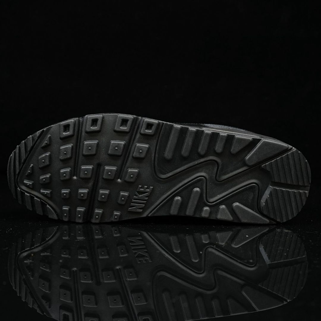 Nike Air Max 90 Leather Triple Black 537384-090