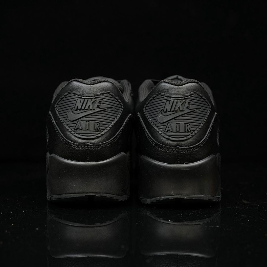 Nike Air Max 90 Leather Triple Black 537384-090