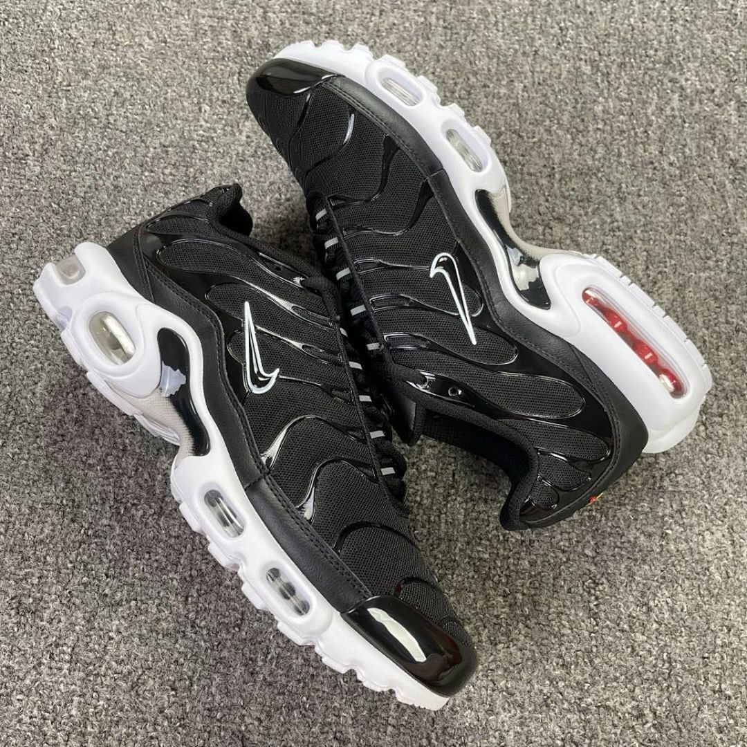 Nike Air Max Plus TN Black White Metallic Silver DQ0311-001