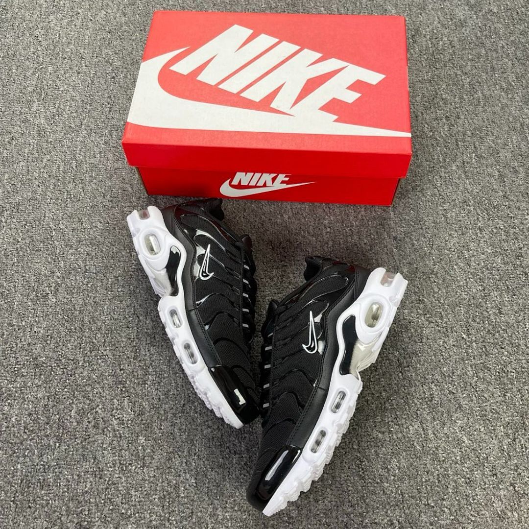 Nike Air Max Plus TN Black White Metallic Silver DQ0311-001