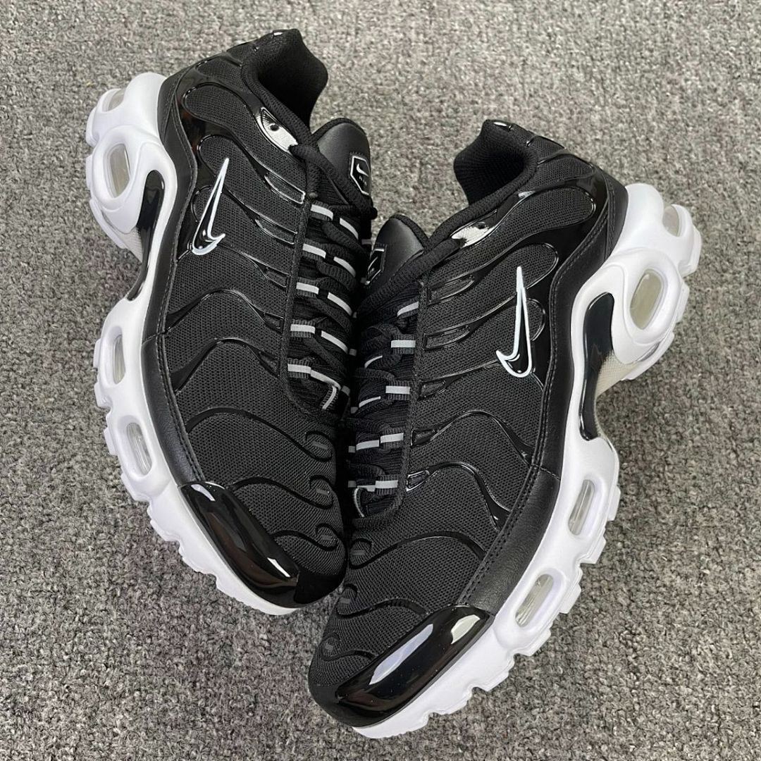 Nike Air Max Plus TN Black White Metallic Silver DQ0311-001