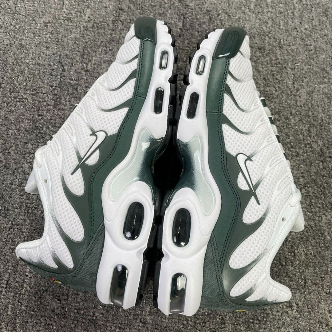 Nike Air Max Plus White Pine Green Metallic Silver