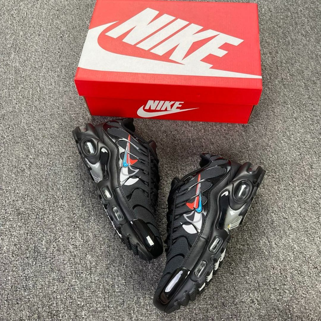 Nike Air Max Plus TN Triple Swoosh Black Red Blue White CW6010-001