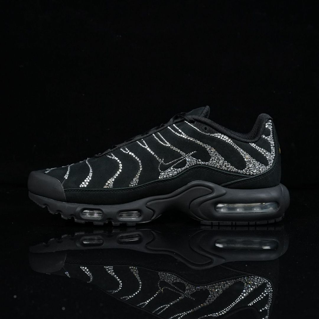 Nike Air Max Plus TN Black Crystal Rhinestone